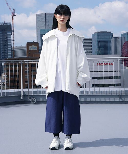 VUy.ヴウワイ.big hoody vuy-s12-k03[WHITE]