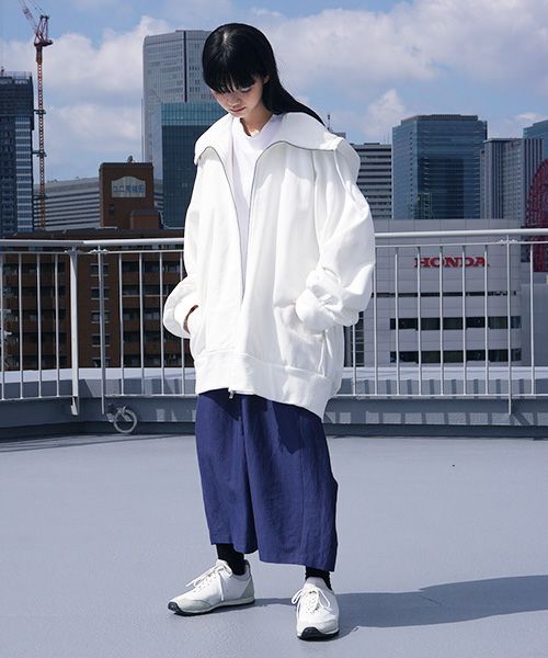 VUy.ヴウワイ.big hoody vuy-s12-k03[WHITE]