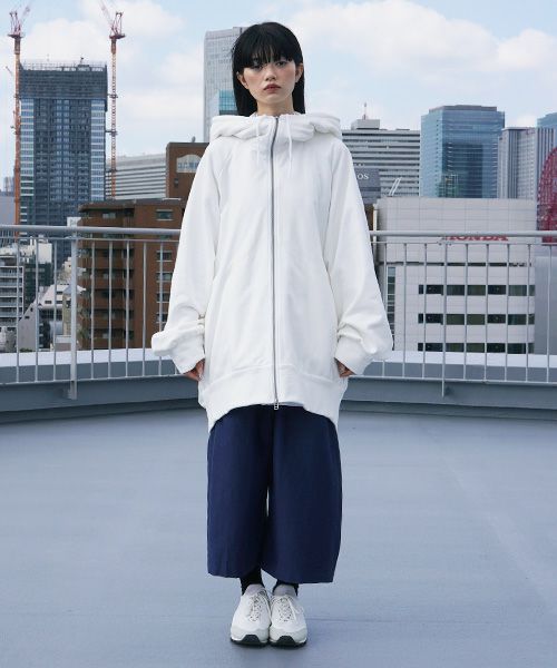 VUy.ヴウワイ.big hoody vuy-s12-k03[WHITE]