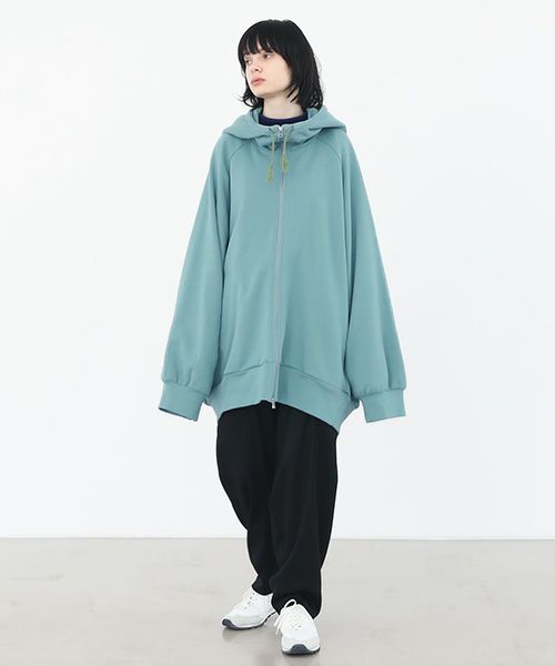 VUy.ヴウワイ.big hoody vuy-s23-k04[GREEN]