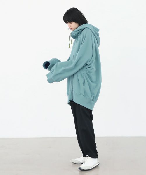 VUy.ヴウワイ.big hoody vuy-s23-k04[GREEN]