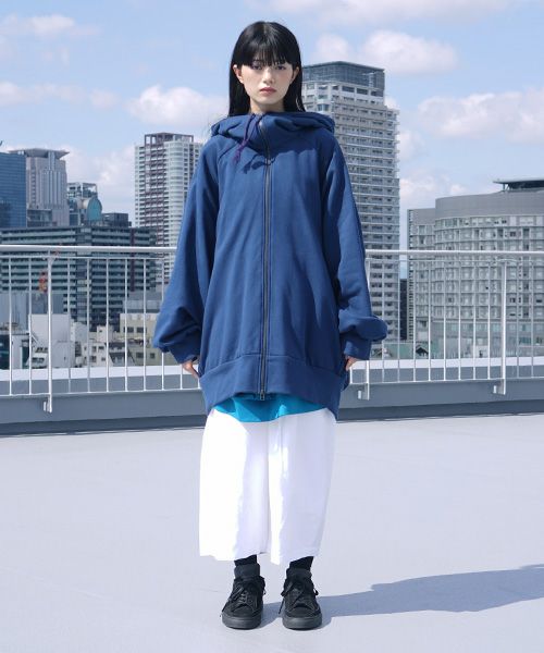 VUy.ヴウワイ.big hoody vuy-s23-k04[BLUE]_