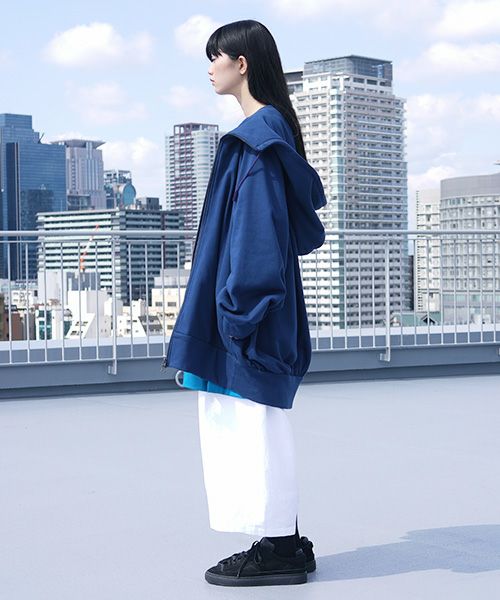 VUy.ヴウワイ.big hoody vuy-s23-k04[BLUE]_