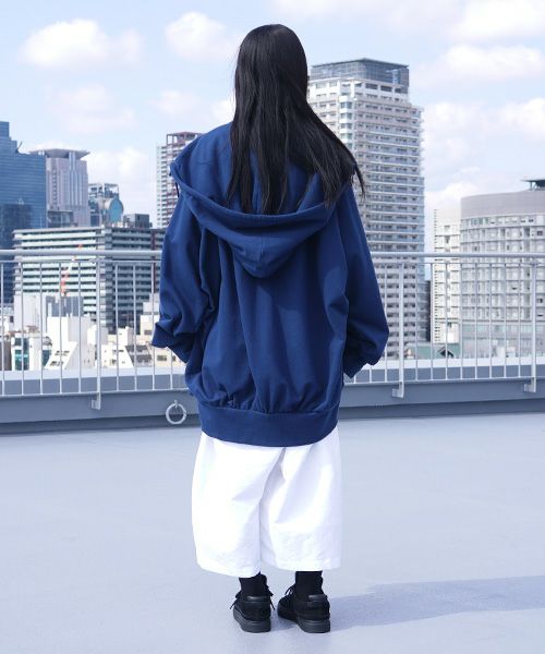 VUy.ヴウワイ.big hoody vuy-s23-k04[BLUE]_