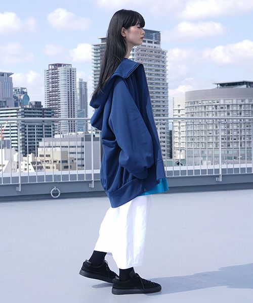 VUy.ヴウワイ.big hoody vuy-s23-k04[BLUE]_