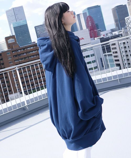 VUy.ヴウワイ.big hoody vuy-s23-k04[BLUE]_