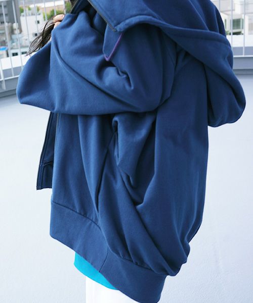 VUy.ヴウワイ.big hoody vuy-s23-k04[BLUE]_
