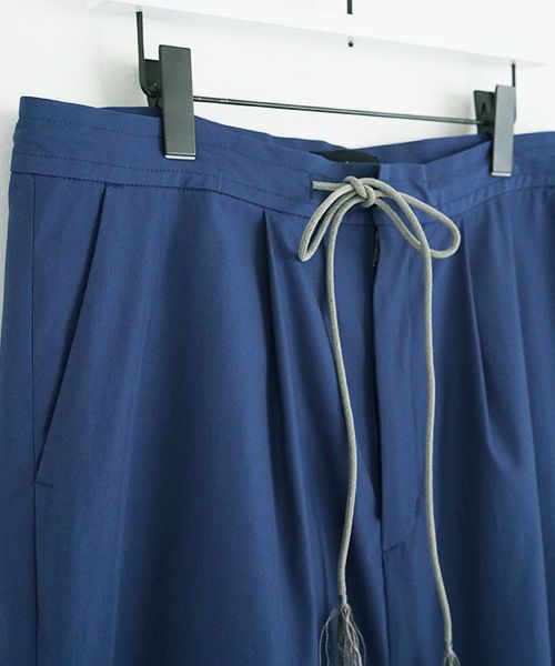 VUy.ヴウワイ.wide silhouette pants vuy-s12-p01[BLUE]