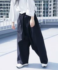 VUy.ヴウワイ.wide silhouette pants vuy-s12-p01[BLACK]
