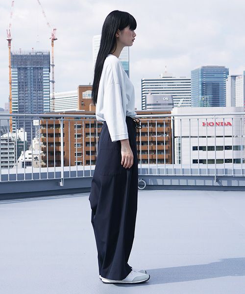 VUy.ヴウワイ.wide silhouette pants vuy-s12-p01[BLACK]