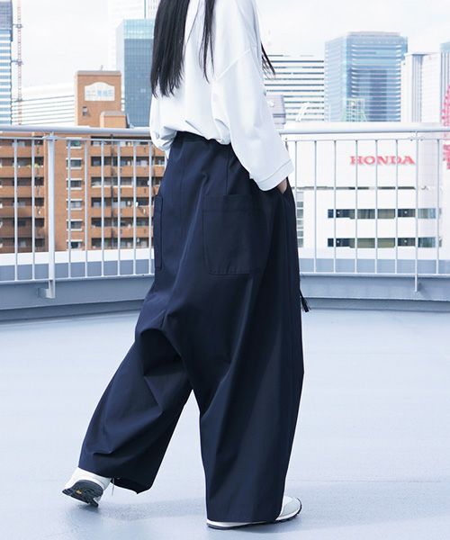 VUy.ヴウワイ.wide silhouette pants vuy-s12-p01[BLACK]