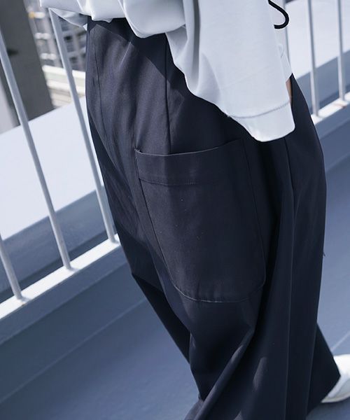 VUy.ヴウワイ.wide silhouette pants vuy-s12-p01[BLACK]