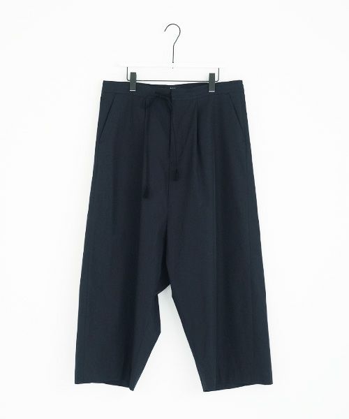 VUy.ヴウワイ.wide silhouette pants vuy-s12-p01[BLACK]