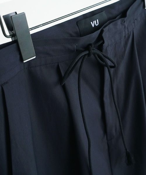 VUy.ヴウワイ.wide silhouette pants vuy-s12-p01[BLACK]