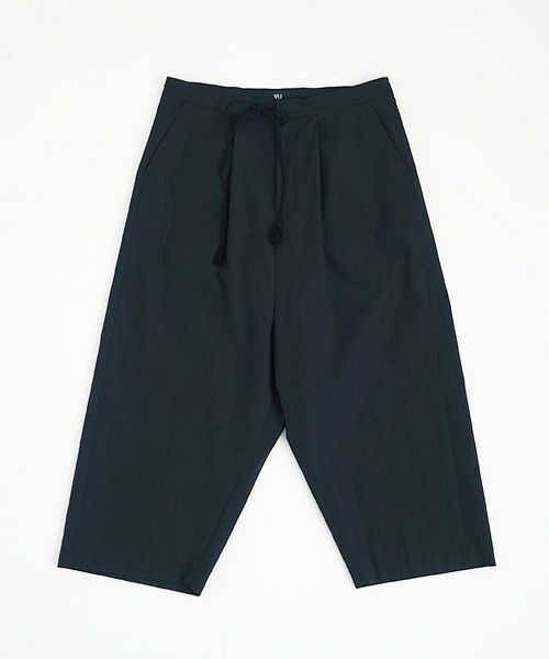 VUy.ヴウワイ.wide silhouette pants vuy-s12-p01[BLACK]