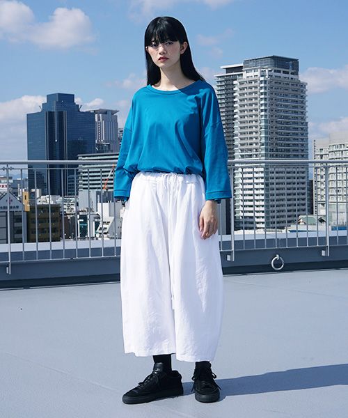 VUy.ヴウワイ.wide short pants vuy-s12-p02[WHITE]_