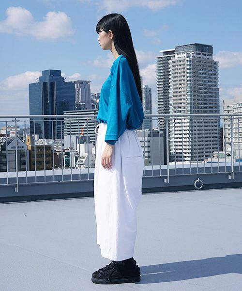 VUy.ヴウワイ.wide short pants vuy-s12-p02[WHITE]_