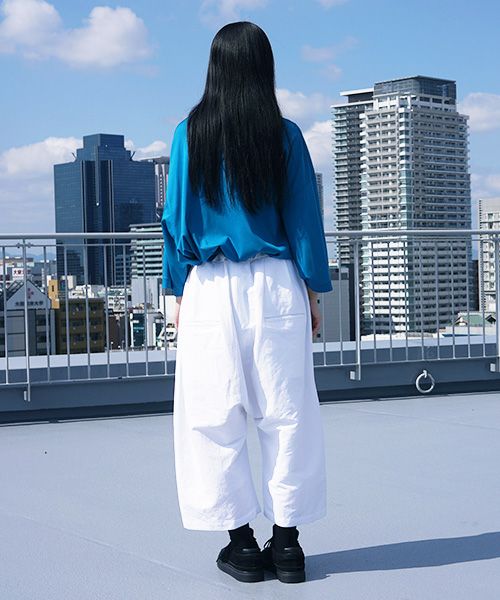 VUy.ヴウワイ.wide short pants vuy-s12-p02[WHITE]_