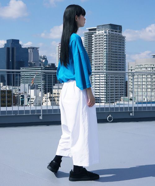 VUy.ヴウワイ.wide short pants vuy-s12-p02[WHITE]_