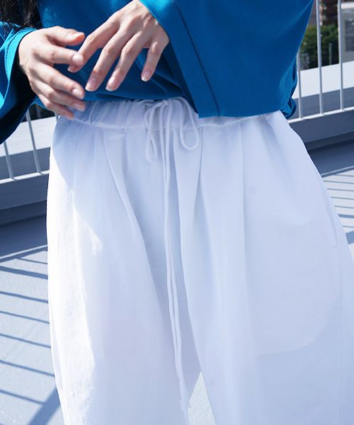 VUy.ヴウワイ.wide short pants vuy-s12-p02[WHITE]_