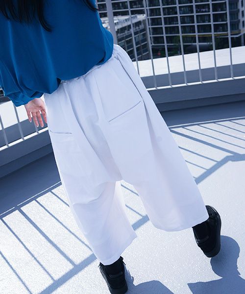 VUy.ヴウワイ.wide short pants vuy-s12-p02[WHITE]_