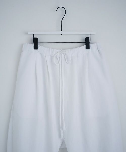 VUy.ヴウワイ.wide short pants vuy-s12-p02[WHITE]_