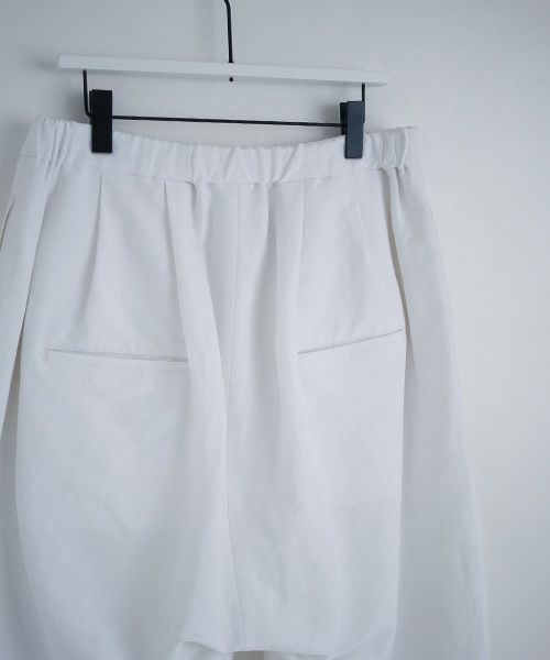 VUy.ヴウワイ.wide short pants vuy-s12-p02[WHITE]_