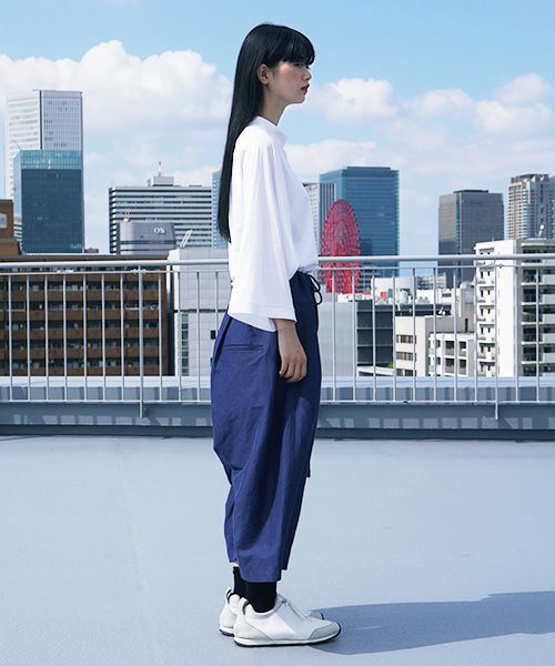 VUy.ヴウワイ.wide short pants vuy-s12-p02[BLUE]