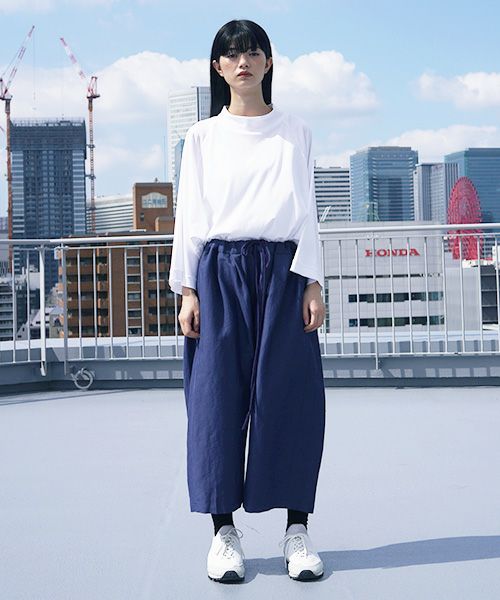 VUy.ヴウワイ.wide short pants vuy-s12-p02[BLUE]