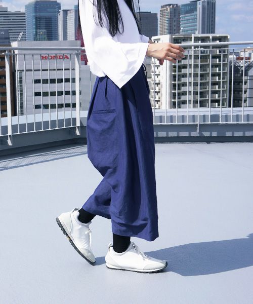 VUy.ヴウワイ.wide short pants vuy-s12-p02[BLUE]