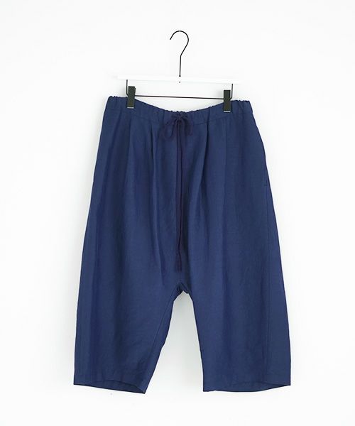 VUy.ヴウワイ.wide short pants vuy-s12-p02[BLUE]