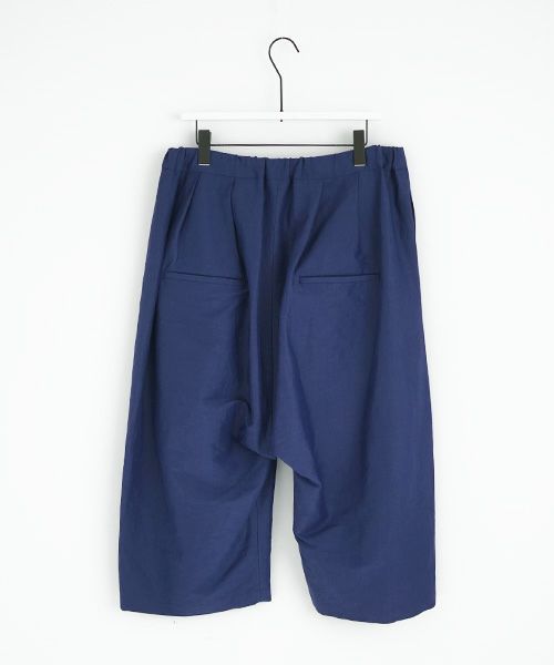VUy.ヴウワイ.wide short pants vuy-s12-p02[BLUE]