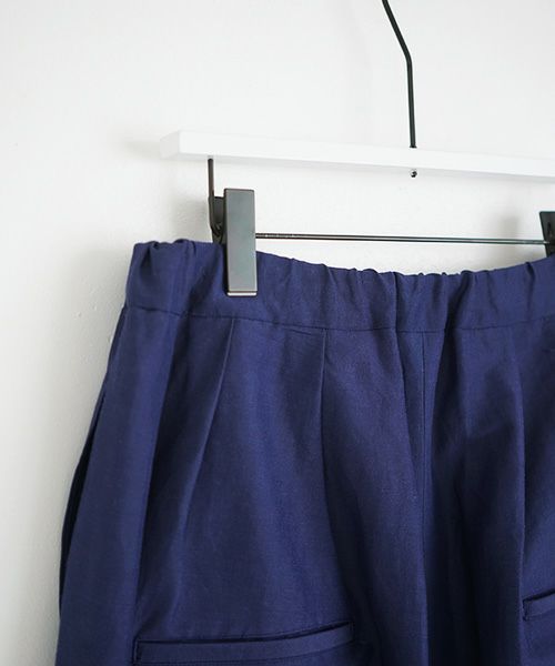 VUy.ヴウワイ.wide short pants vuy-s12-p02[BLUE]