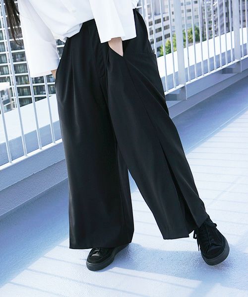 VUy.ヴウワイ.box slit psnts vuy-s12-p03[BLACK]