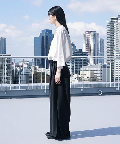 VUy.ヴウワイ.box slit psnts vuy-s12-p03[BLACK]