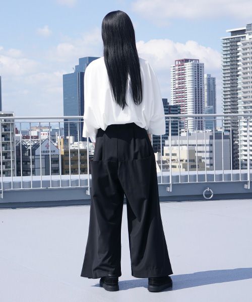 VUy.ヴウワイ.box slit psnts vuy-s12-p03[BLACK]