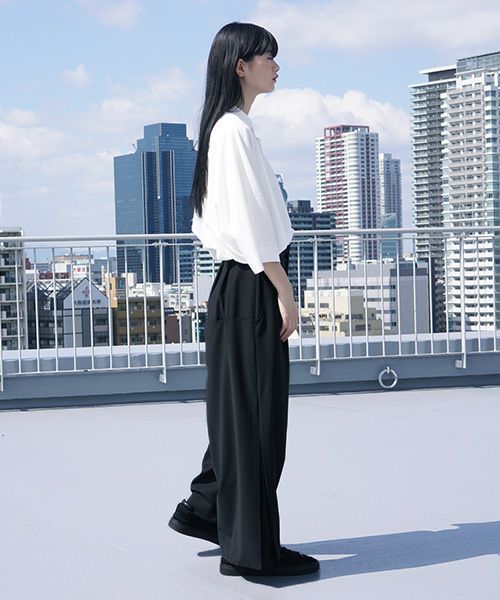 VUy.ヴウワイ.box slit psnts vuy-s12-p03[BLACK]