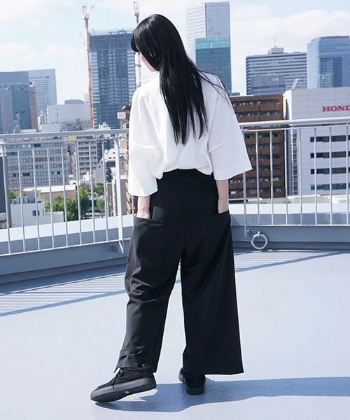 VUy.ヴウワイ.box slit psnts vuy-s12-p03[BLACK]