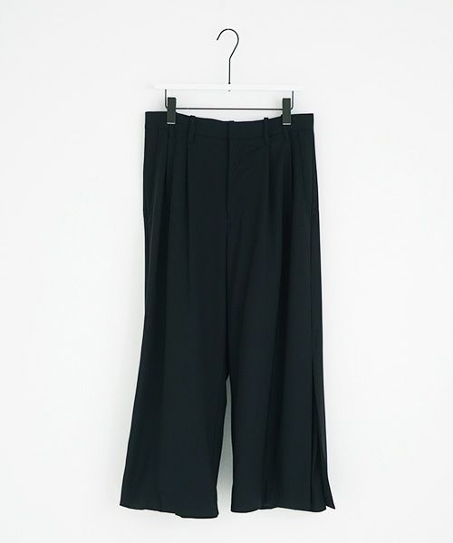 VUy.ヴウワイ.box slit psnts vuy-s12-p03[BLACK]