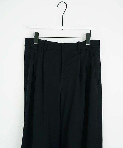 VUy.ヴウワイ.box slit psnts vuy-s12-p03[BLACK]