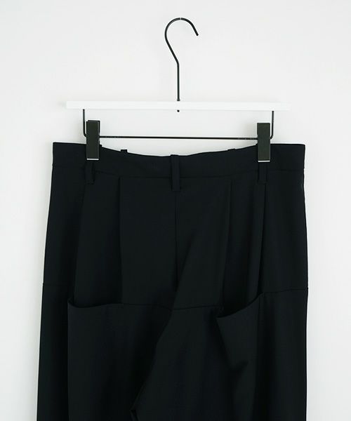 VUy.ヴウワイ.box slit psnts vuy-s12-p03[BLACK]