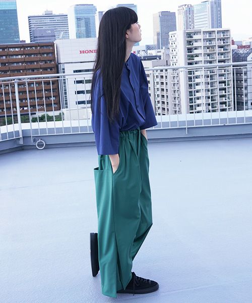 VUy.ヴウワイ.box slit psnts vuy-s12-p03[GREEN]_