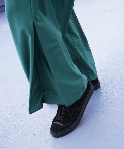 VUy.ヴウワイ.box slit psnts vuy-s12-p03[GREEN]_