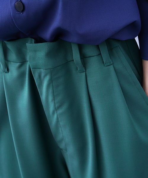 VUy.ヴウワイ.box slit psnts vuy-s12-p03[GREEN]_