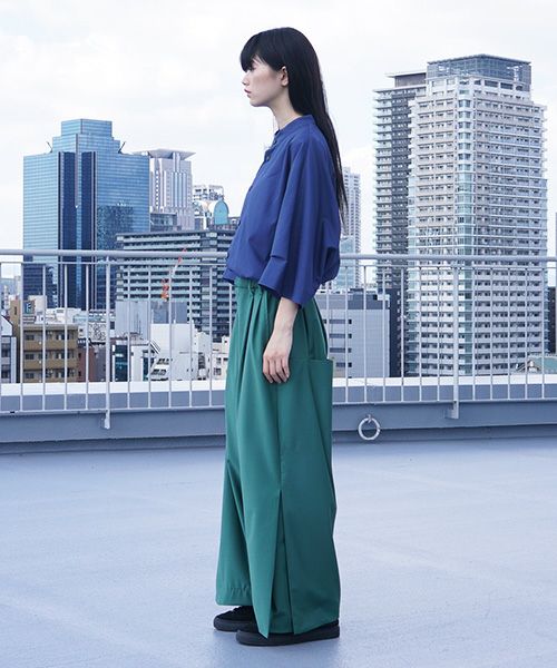 VUy.ヴウワイ.box slit psnts vuy-s12-p03[GREEN]_