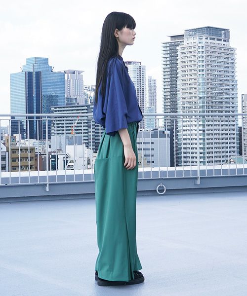 VUy.ヴウワイ.box slit psnts vuy-s12-p03[GREEN]_