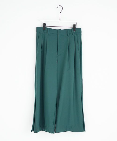 VUy.ヴウワイ.box slit psnts vuy-s12-p03[GREEN]_