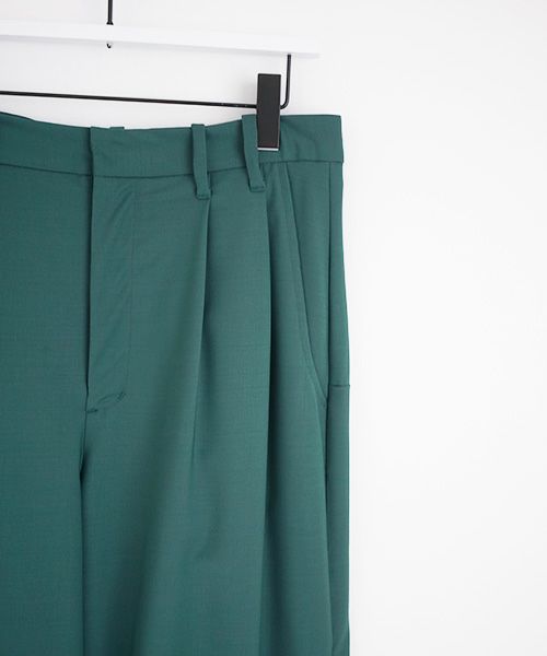 VUy.ヴウワイ.box slit psnts vuy-s12-p03[GREEN]_