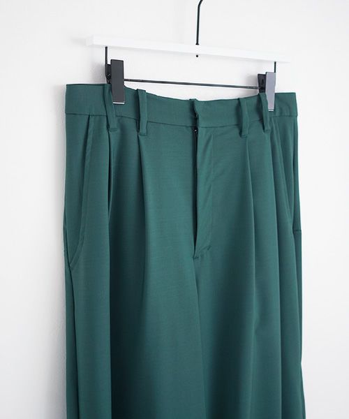 VUy.ヴウワイ.box slit psnts vuy-s12-p03[GREEN]_