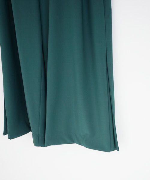 VUy.ヴウワイ.box slit psnts vuy-s12-p03[GREEN]_